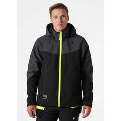 Helly Hansen Workwear Outerwear Helly Hansen - Men's Workwear Oxford Hooded Softshell Jacket