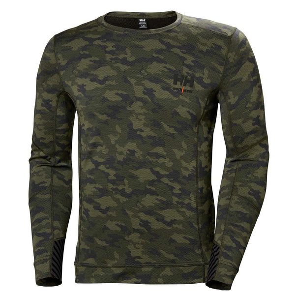 Helly Hansen Workwear T-shirts S / Camo Helly Hansen Workwear - Men's Lifa Merino Crewneck