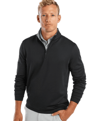 johnnie-O Layering S / Black johnnie-O - Diaz PREP-FORMACE 1/4 Zip Pullover