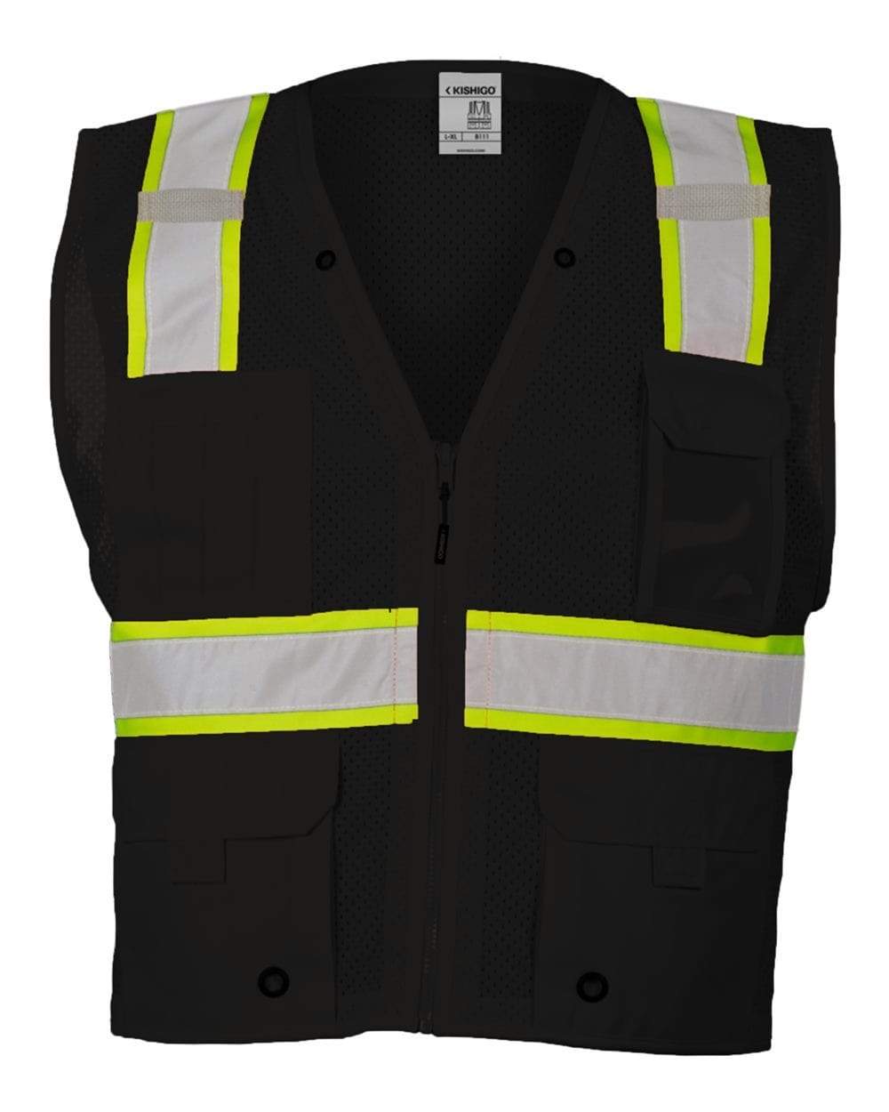 Kishigo Outerwear Kishigo - EV Series® Enhanced Visibility Multi-Pocket Mesh Vest