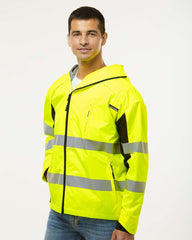 Kishigo Outerwear Kishigo - Premium Black Series® Windbreaker