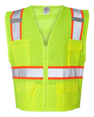 Kishigo Outerwear M / Lime Kishigo - Ultra-Cool™ Solid Front Vest with Mesh Back