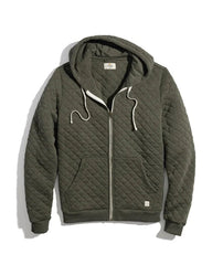 Marine Layer Outerwear S / Olive Heather Marine Layer - Corbet Full-Zip Hoodie