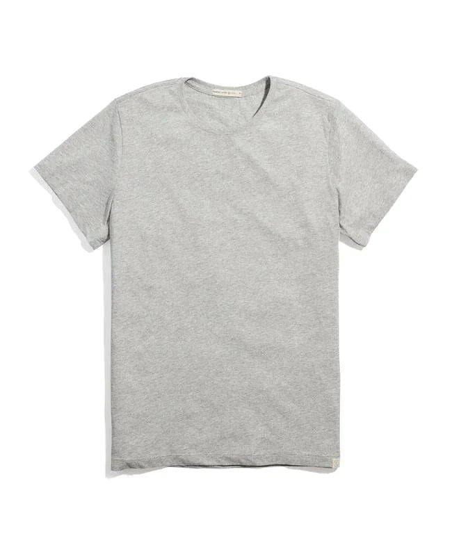 Marine Layer T-shirts XS / Light Heather Grey Marine Layer - Men's Re-Spun Signature Crew