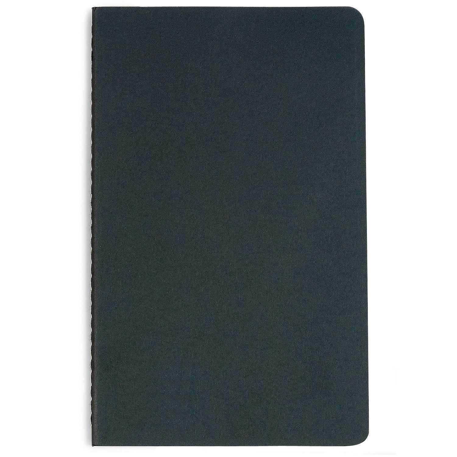 Moleskine - 50 piece minimum Accessories OSFA / BLACK Moleskine® Cahier Plain Large Notebook (5" x 8.25")