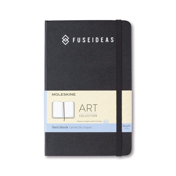 Moleskine Accessories One Size / Black Moleskine - Hard Cover Medium Sketchbook (4.5" x 7")