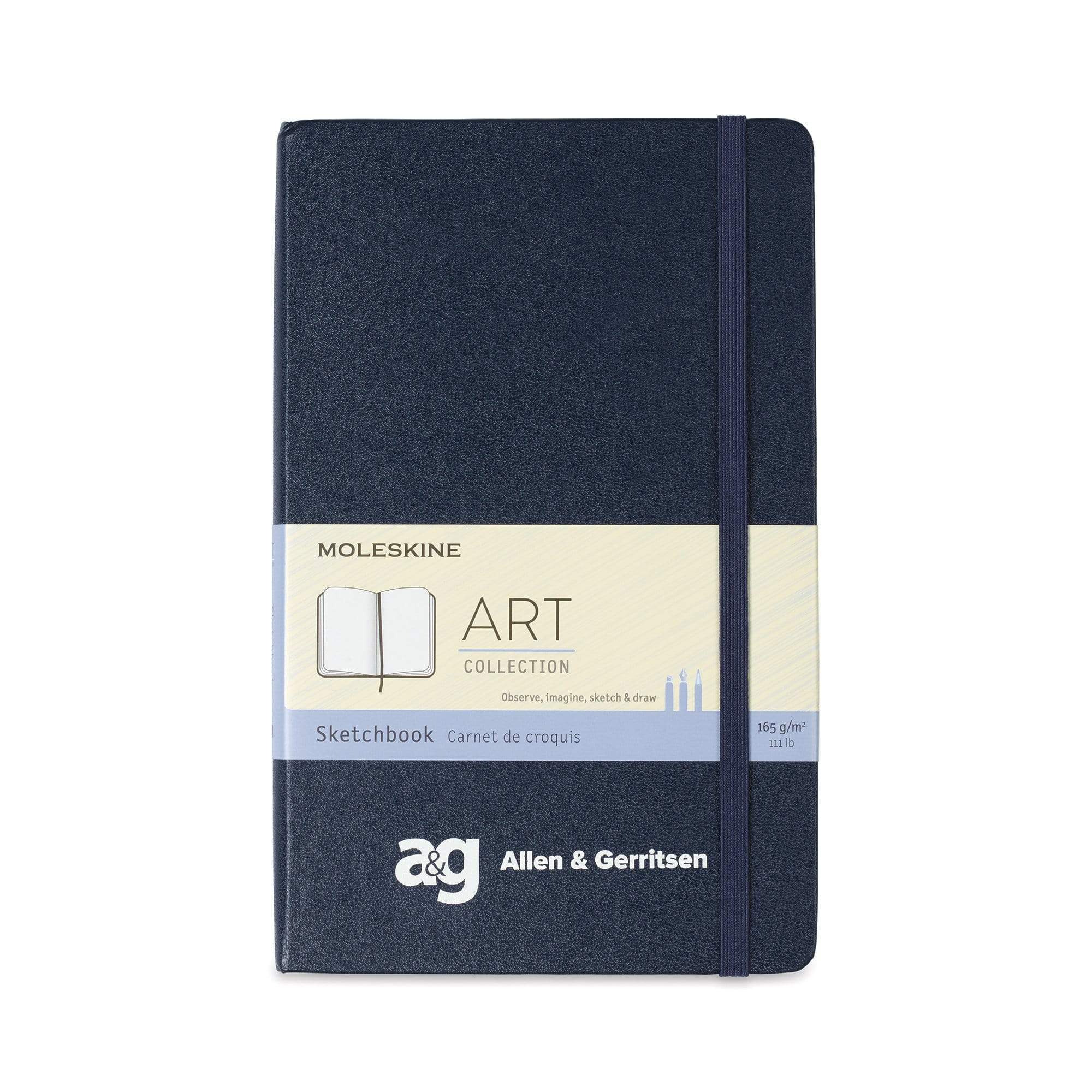 Moleskine Accessories One Size / Sapphire Blue Moleskine - Hard Cover Large Sketchbook (5" x 8.25")