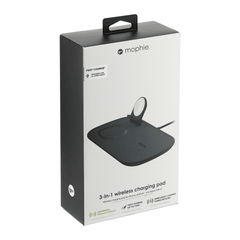 mophie Accessories One Size / Black mophie - 3-in-1 Fabric Wireless Charging Pad