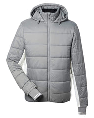 Nautica Outerwear S / Graphite/Antique White Nautica - Men's Nautical Mile Puffer Packable Jacket