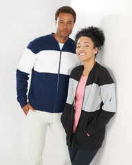 Nautica Sweatshirts Nautica - Men's Anchor Bomber Full-Zip Fleece Jacket