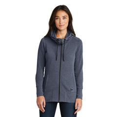 New Era Sweatshirts New Era - Women's Tri-Blend Fleece Full-Zip Hoodie