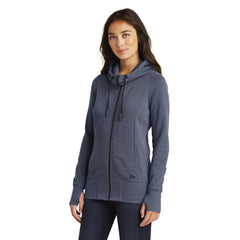 New Era Sweatshirts New Era - Women's Tri-Blend Fleece Full-Zip Hoodie