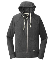 New Era Sweatshirts XS / Black Heather New Era - Men's Sueded Cotton Full-Zip Hoodie