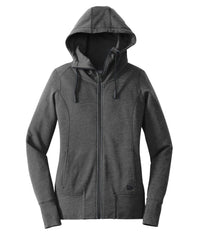 New Era Sweatshirts XS / Black Heather New Era - Women's Tri-Blend Fleece Full-Zip Hoodie