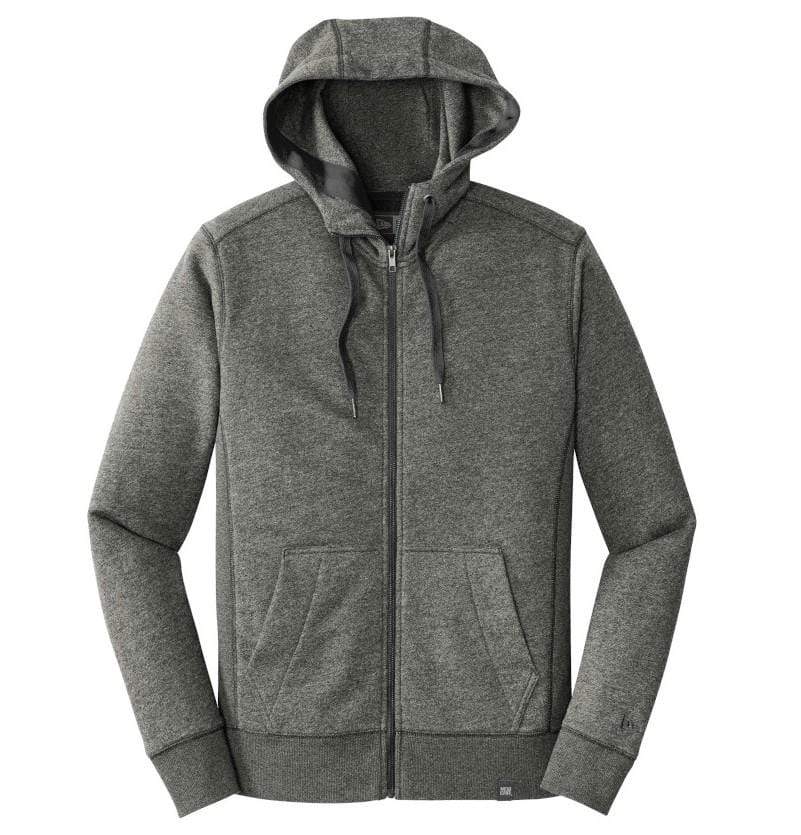 New Era Sweatshirts XS / Black Twist New Era - Men's French Terry Full-Zip Hoodie