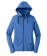 New Era Sweatshirts XS / Royal Heather New Era - Women's Tri-Blend Fleece Full-Zip Hoodie