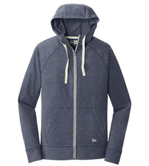 New Era Sweatshirts XS / True Navy Heather New Era - Men's Sueded Cotton Full-Zip Hoodie