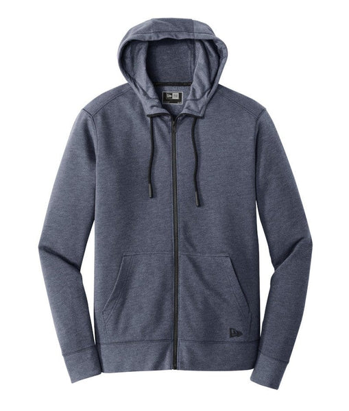 New Era Sweatshirts XS / True Navy Heather New Era - Men's Tri-Blend Fleece Full-Zip Hoodie