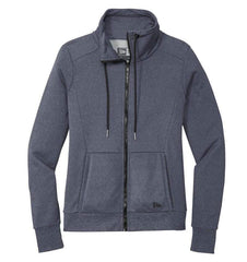 New Era Sweatshirts XS / True Navy Heather New Era - Women's Performance Terry Full-Zip Cowl