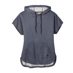 New Era Sweatshirts XS / True Navy Heather New Era - Women's Performance Terry Short Sleeve Hoodie