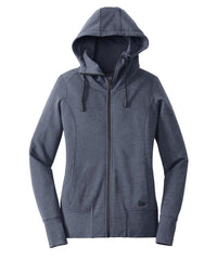 New Era Sweatshirts XS / True Navy Heather New Era - Women's Tri-Blend Fleece Full-Zip Hoodie