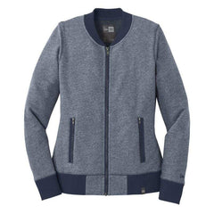 New Era Sweatshirts XS / True Navy Twist/True Navy New Era - Women's French Terry Baseball Full-Zip