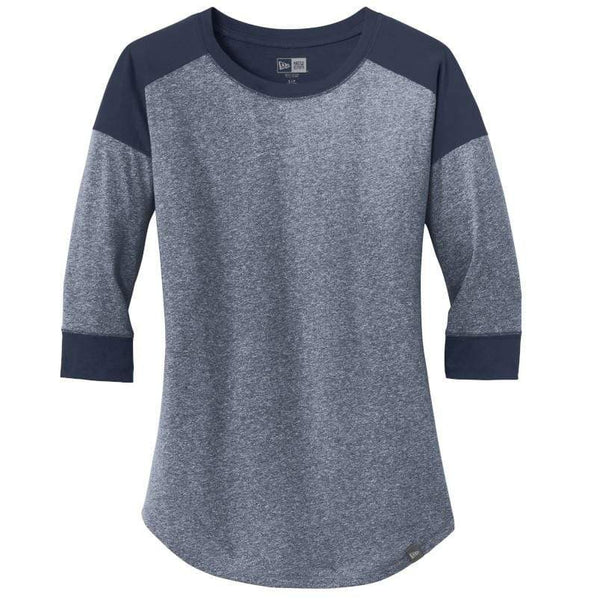 New Era T-shirts New Era - Women's Heritage Blend 3/4-Sleeve Baseball Raglan Tee