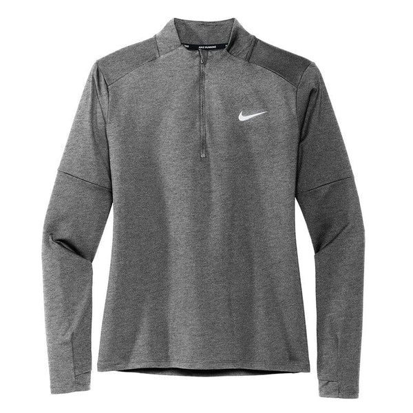 Nike Layering S / Black Heather Nike - Women's Dri-FIT Element 1/2-Zip Top