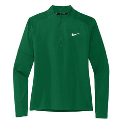 Nike Layering S / Dark Green Nike - Women's Dri-FIT Element 1/2-Zip Top