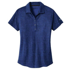 Nike Polos S / Old Royal/Marine Nike - Women's Dri-FIT Crosshatch Golf Polo