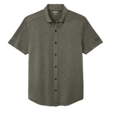 OGIO Polos XS / Drive Green Heather OGIO - Men's Gravitate Full-Button Polo