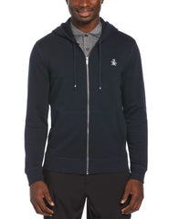 Penguin Sweatshirts S / Black Iris Penguin - Men's Full-Zip Hoodie