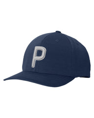 Puma Golf Headwear Adjustable / Navy Blazer Puma - P Snapback Golf Cap