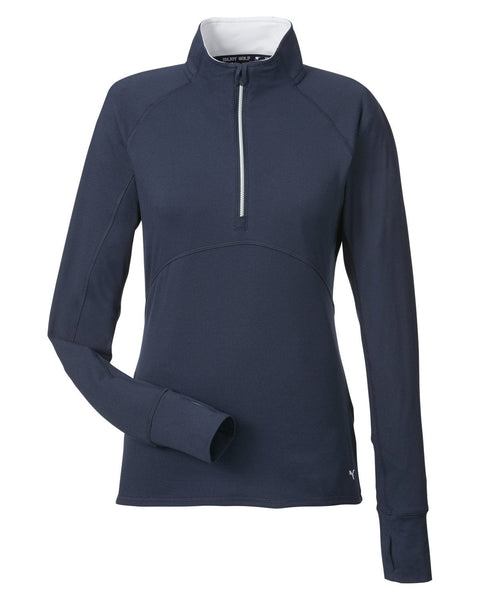 Puma Golf Layering S / Navy Blazer Puma - Women's Gamer Golf Quarter-Zip