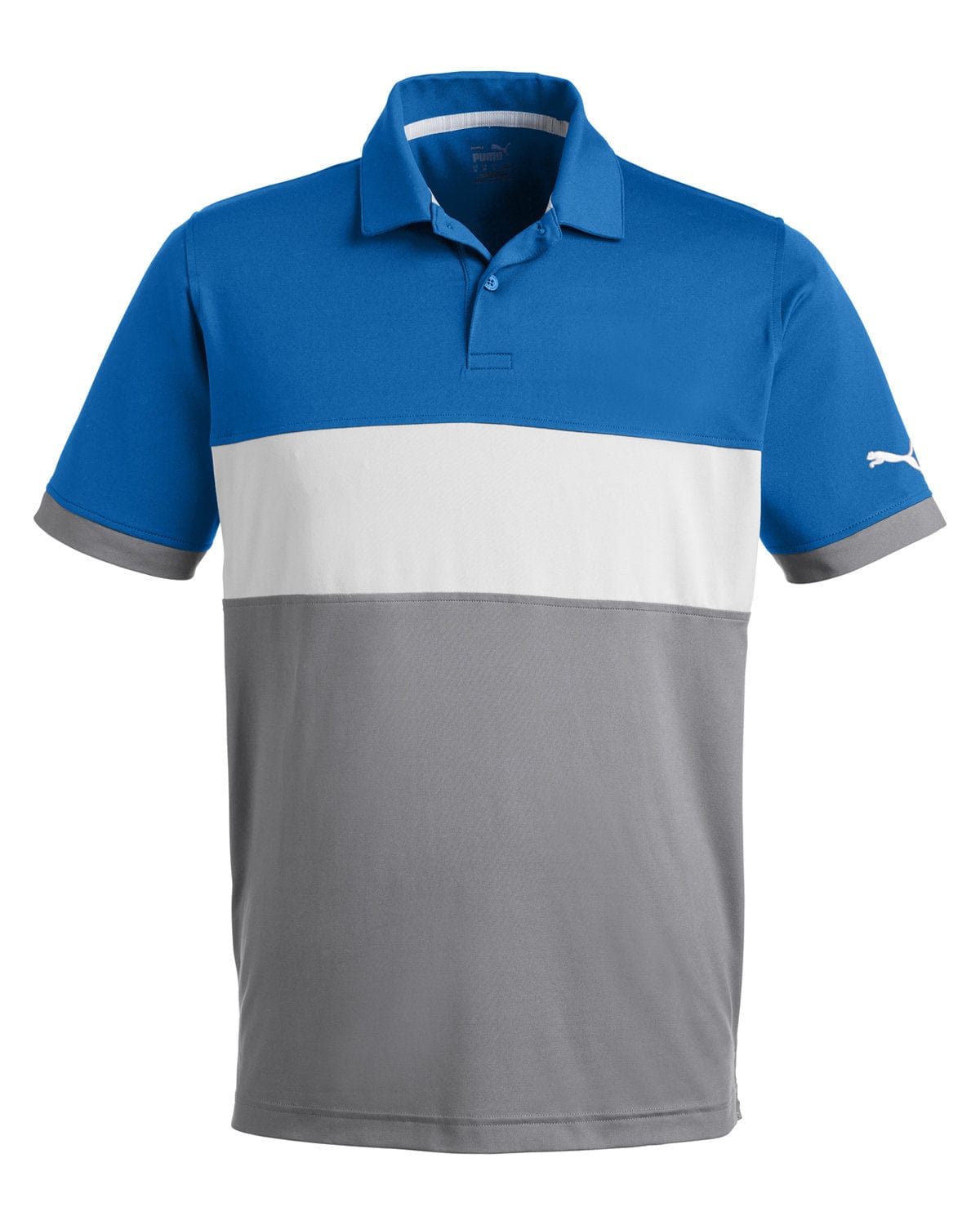 Puma Golf Polos S / Bright Cobalt/High Rise Puma - Men's Cloudspun Highway Polo