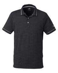 Puma Golf Polos S / Puma Black Heather/High Rise Puma - Men's Cloudspun Monarch Polo