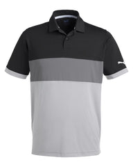 Puma Golf Polos S / Puma Black/High Rise Puma - Men's Cloudspun Highway Polo