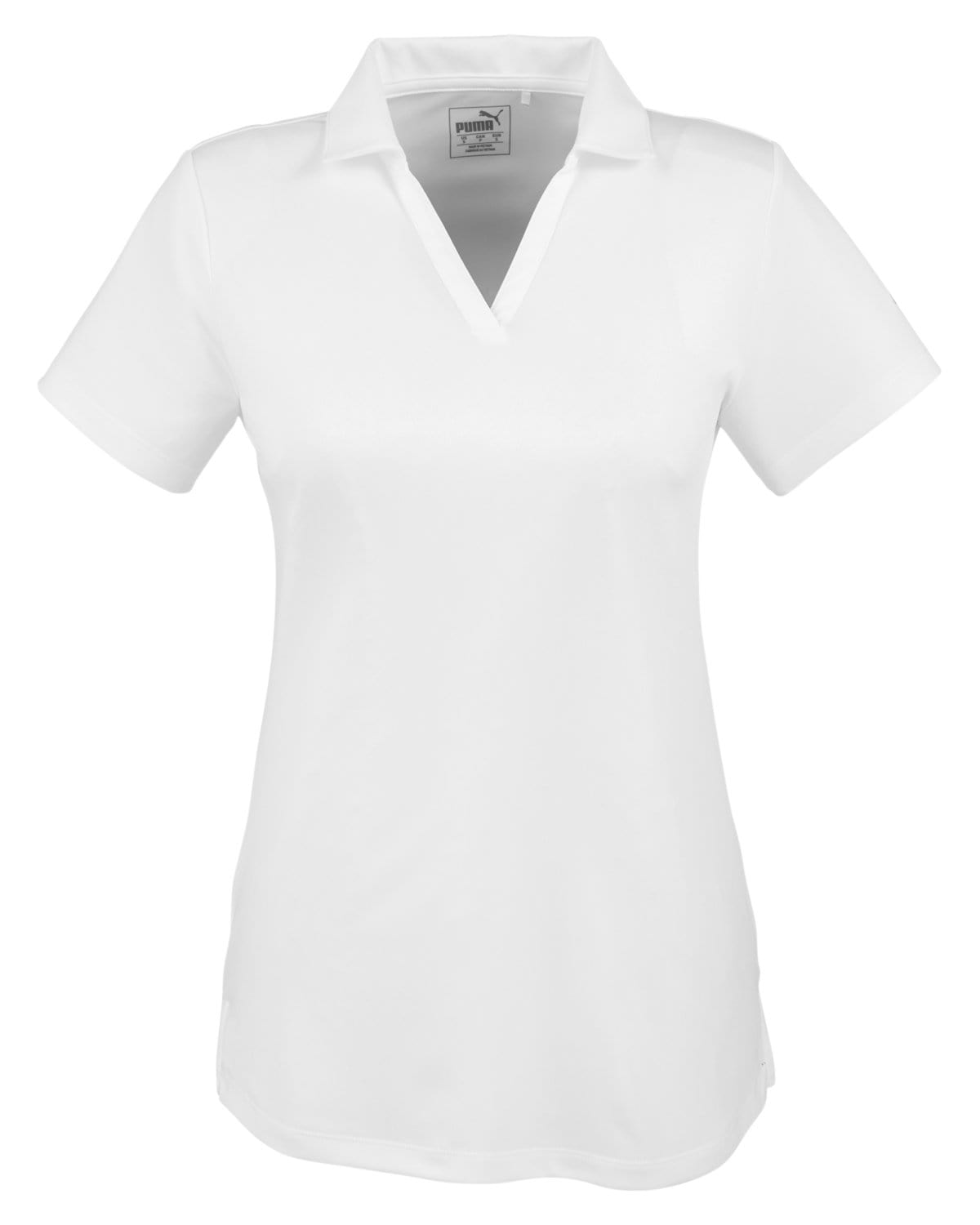 Puma Polos S / Bright White Puma - Women's Icon Golf Polo