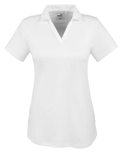 Puma Polos S / Bright White Puma - Women's Icon Golf Polo