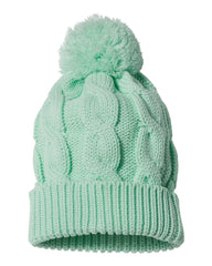 Richardson Headwear One Size / Seafoam Richardson - Chunk Twist Cuffed Beanie