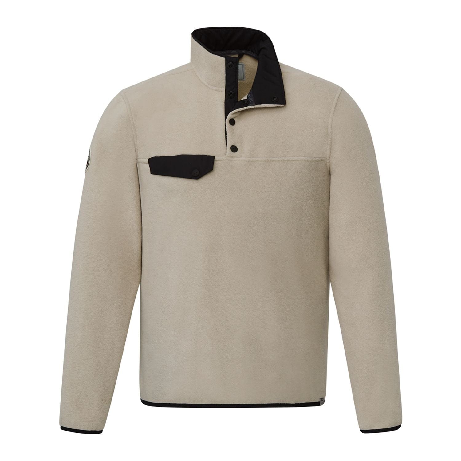 Roots Fleece S / Oatmeal Roots73 - Men's WESTVILLE Eco Microfleece Pullover