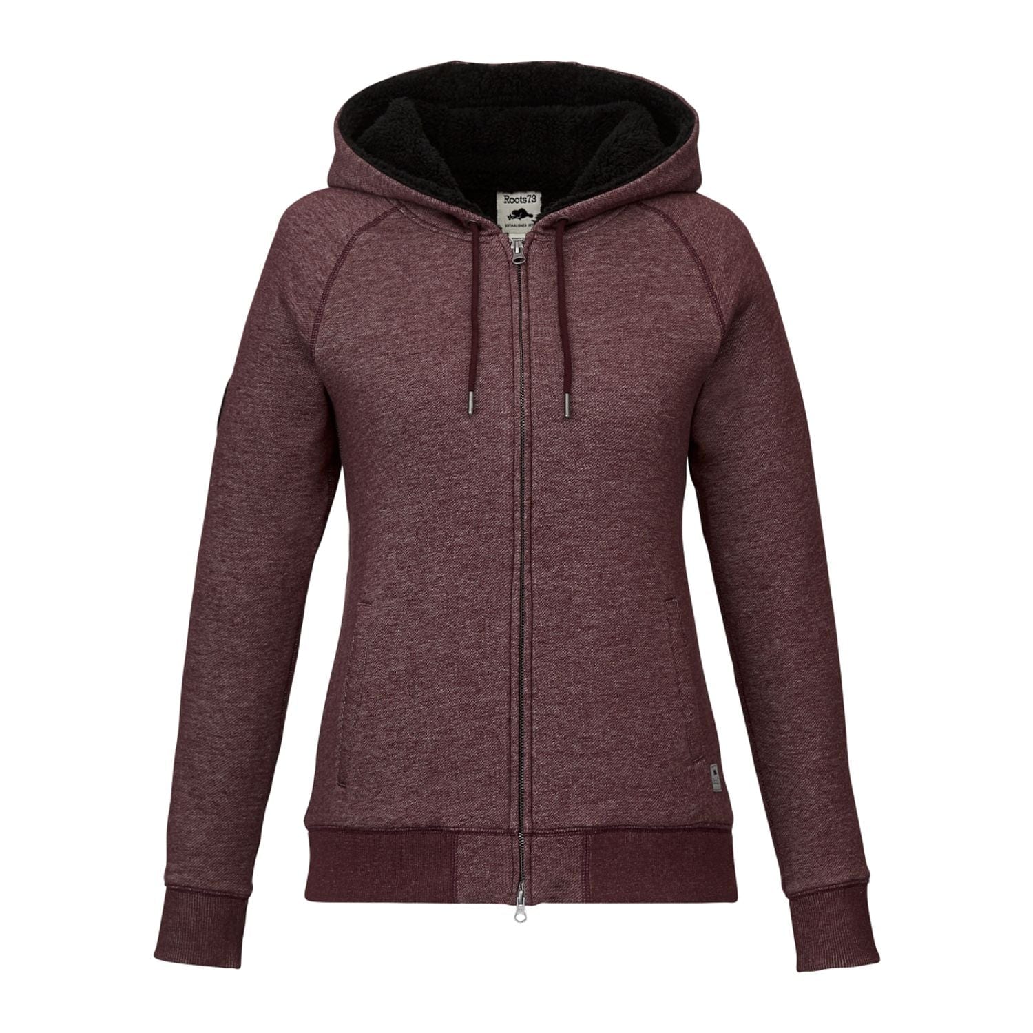 Roots Sweatshirts XS / Burgundy Mix Roots73 - Women's COPPERBAY Full Zip Hoody