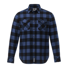 Roots Woven Shirts S / Indigo Blue/Black Roots73 - Men's SPRUCELAKE Flannel Shirt