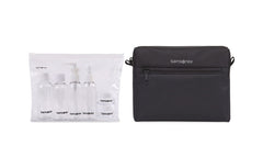 Samsonite Bags One Size / Black Samsonite - Zippered Pouch and 6-Piece Travel Bottle Set