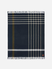 Slowtide Accessories One Size / Presidio Navy Slowtide Brushed Cotton Throw Blanket