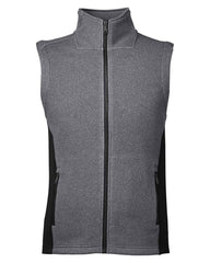 Spyder Fleece S / Black Heather/Black Spyder - Men's Pursuit Commuter Vest