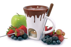 Swissmar Accessories One Size / White Swissmar - Nostalgia 4pc Fondue Set