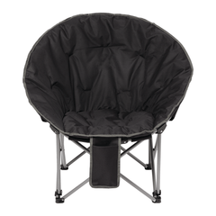 Threadfellows Accessories One Size / Black Folding Moon Chair (400lb Capacity)