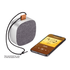 Threadfellows Accessories One Size / Grey Tahoe Metal & Fabric Waterproof Bluetooth Speaker