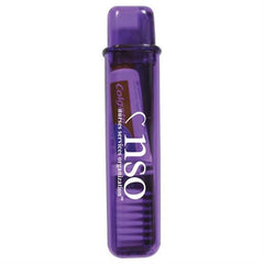 Threadfellows Accessories One Size / Translucent Purple Travel Toothbrush w/ Colgate Toothpaste